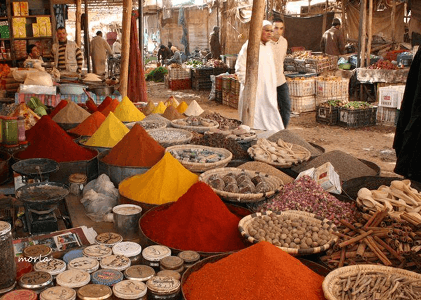 Mercado tradicional de Rissani